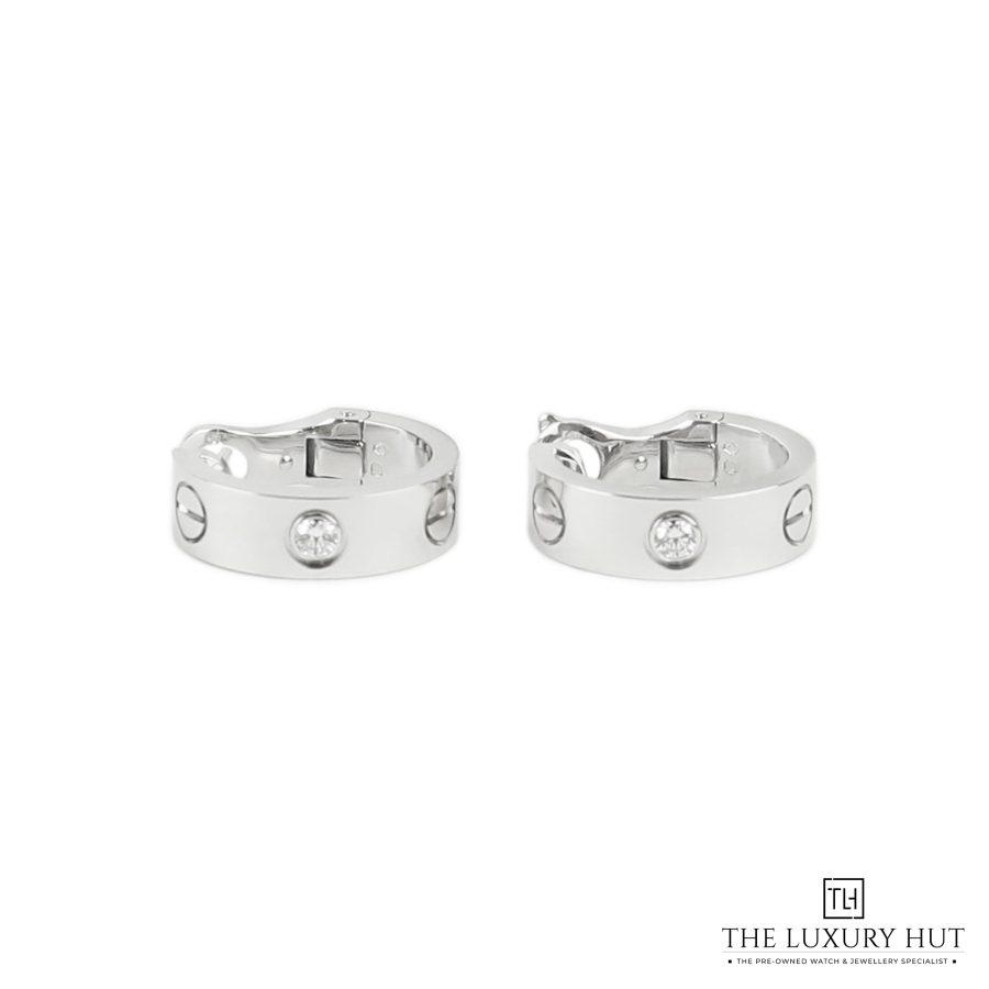Cartier White Love Diamond Earrings 51025 a