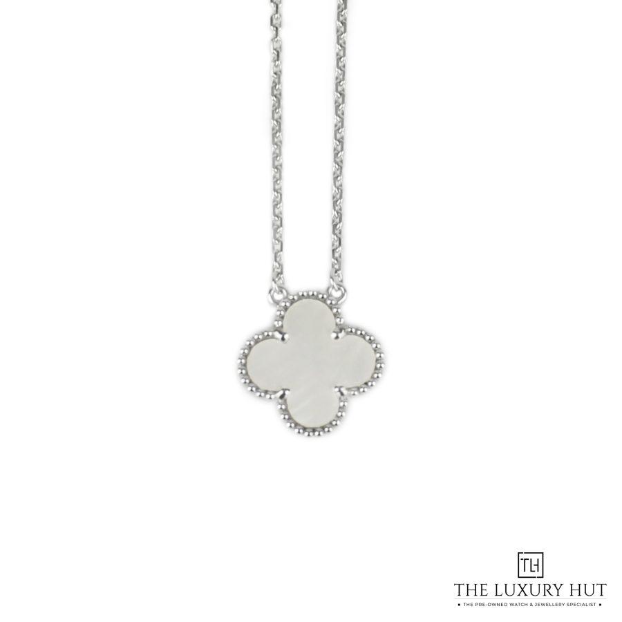 Van Cleef Alhambra White MOP Pendant LB322 a