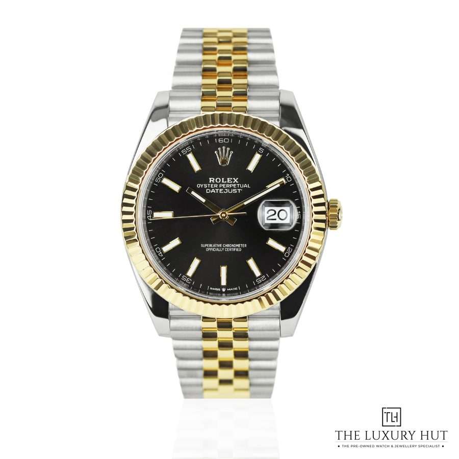 Rolex Datejust 41mm Bi Metal Black Dial LB361 a
