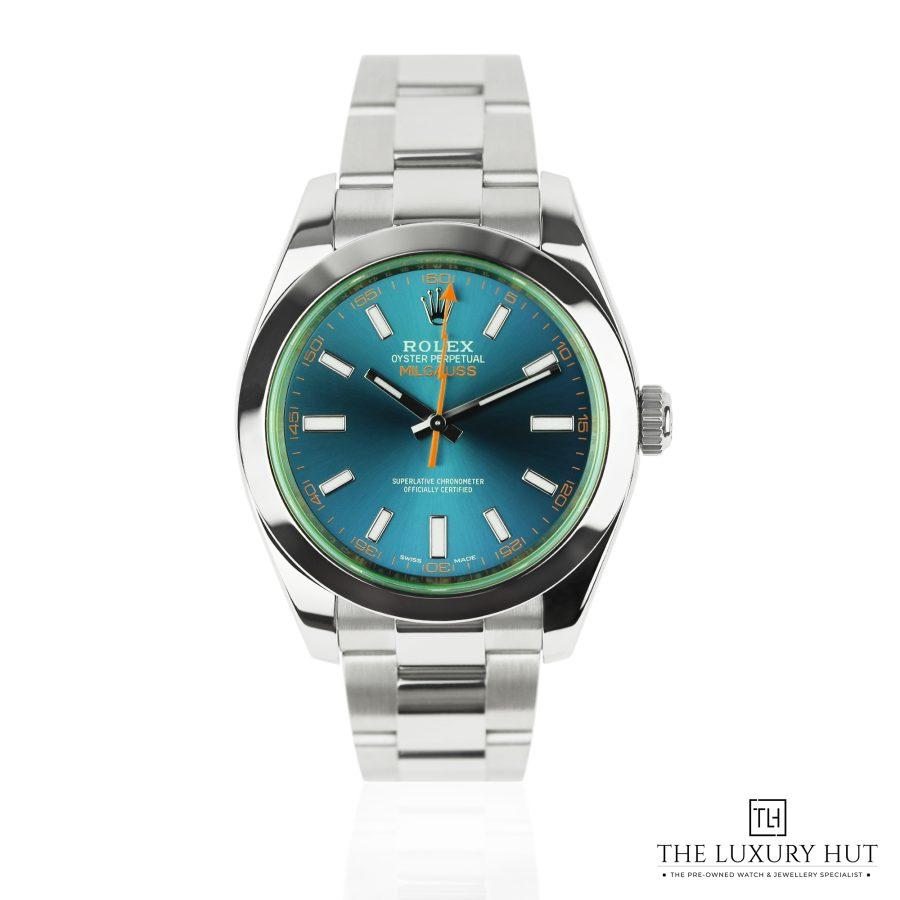 Rolex Milgauss Steel 40mm Z Blue Dial 51113 a