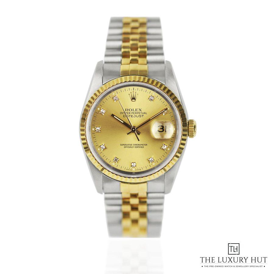 Rolex Datejust Bi Metal Champagne Diamond LB395 a