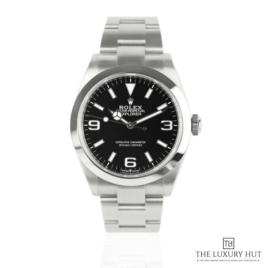 Rolex Explorer 40 Steel Black Dial 51218 a