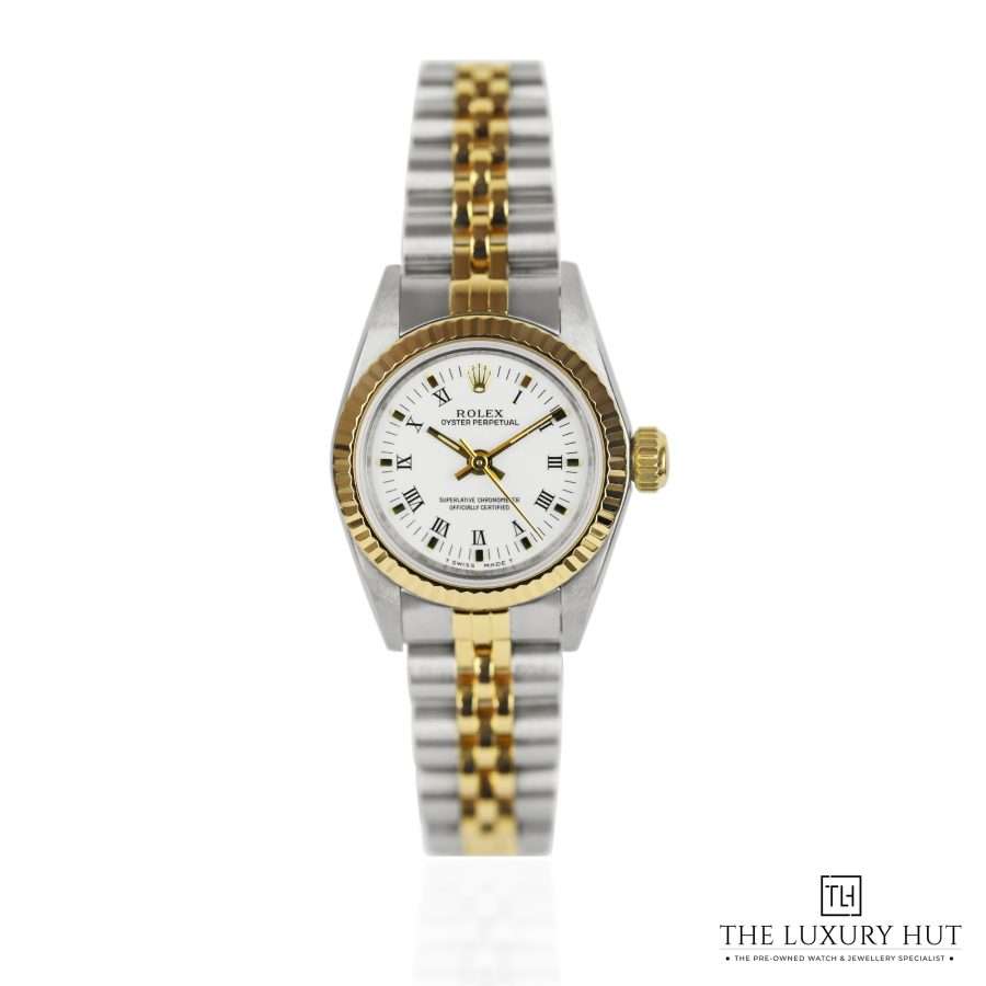 Rolex Ladies Oyster Perpetual White Dial 51192 a