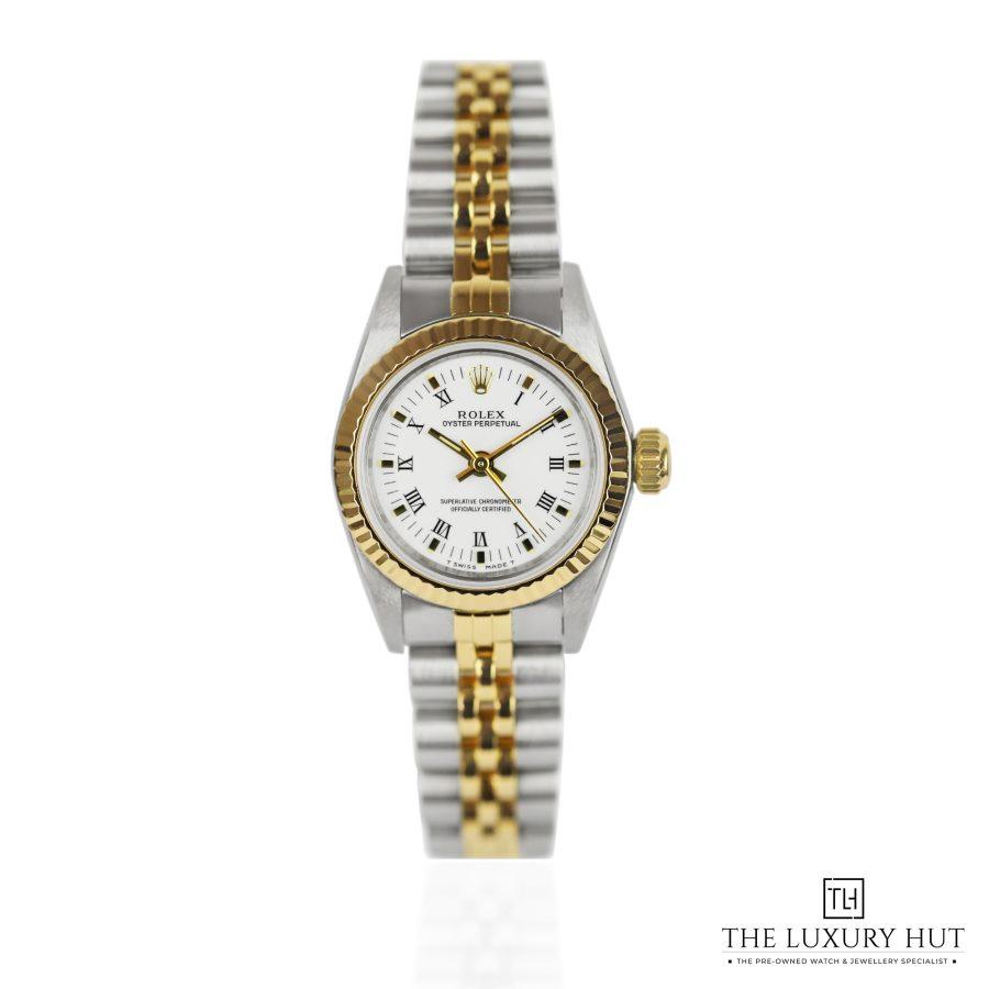 Rolex Ladies Oyster Perpetual White Dial 51192 a
