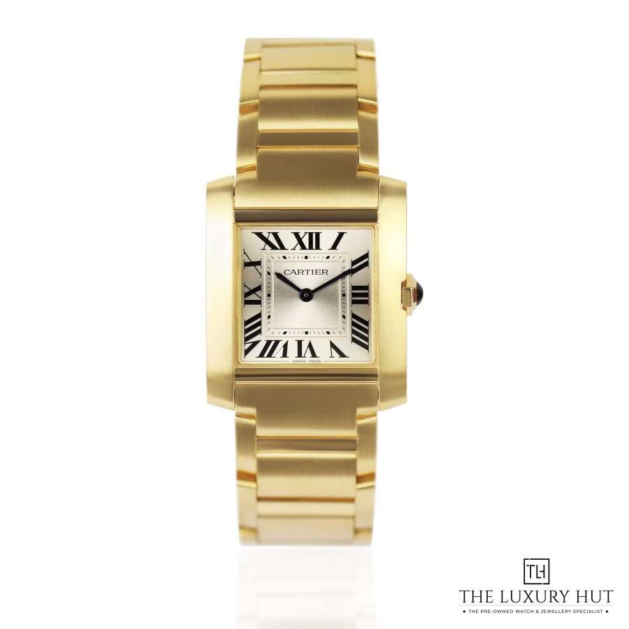 Cartier Tank Francaise Yellow Gold Roman 51245 a