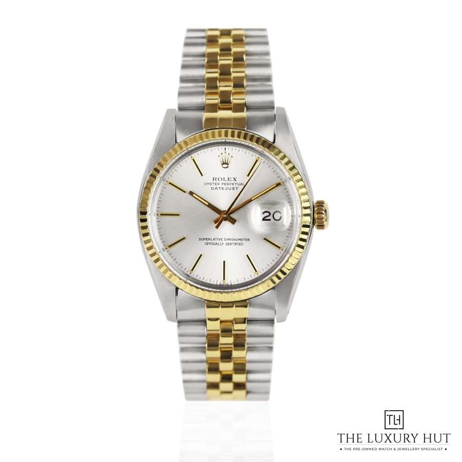 Rolex Datejust Bi Metal 36mm Silver Dial 51226 a