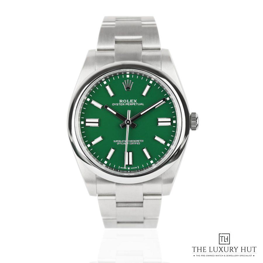 Rolex Oyster Perpetual 41mm Green Dial 51253 a