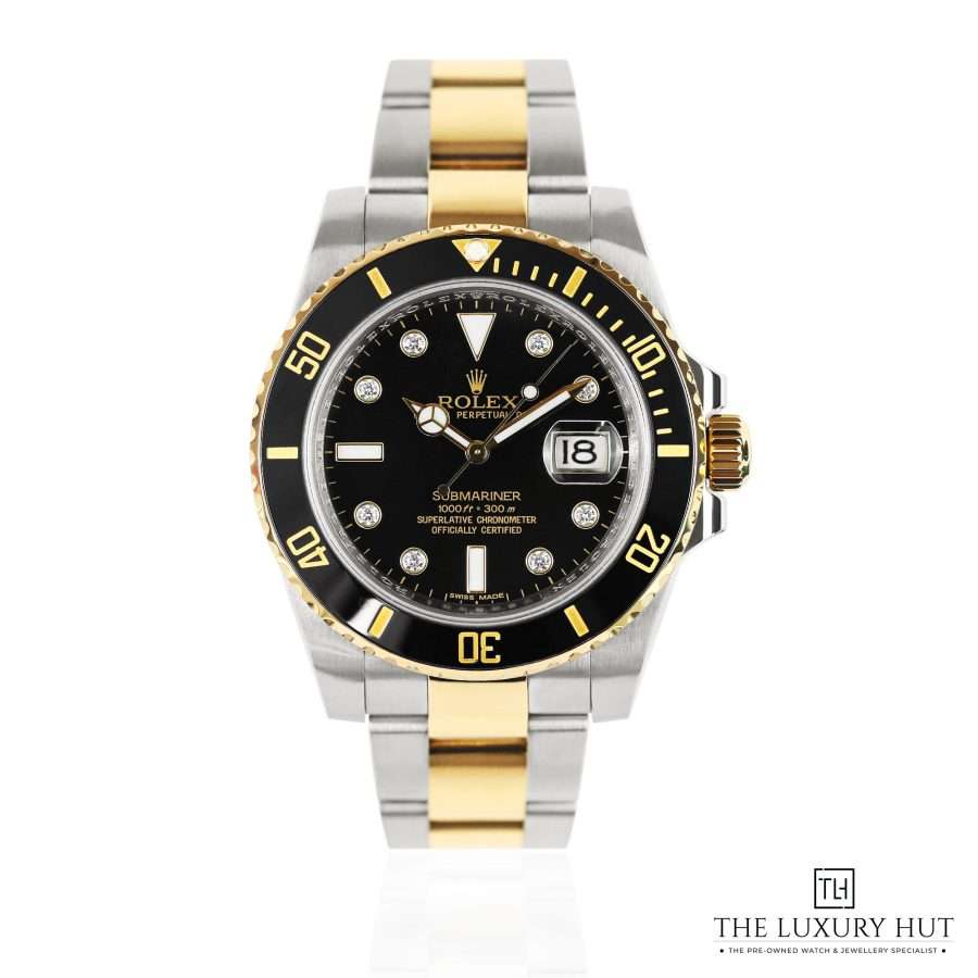 Rolex Submariner Date Bi Metal Diamond LB418 a