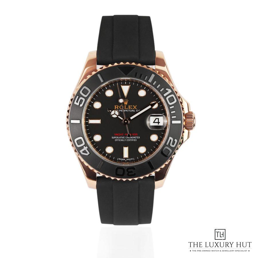 Rolex Yacht Master 37 Rose Gold Black 51240 a