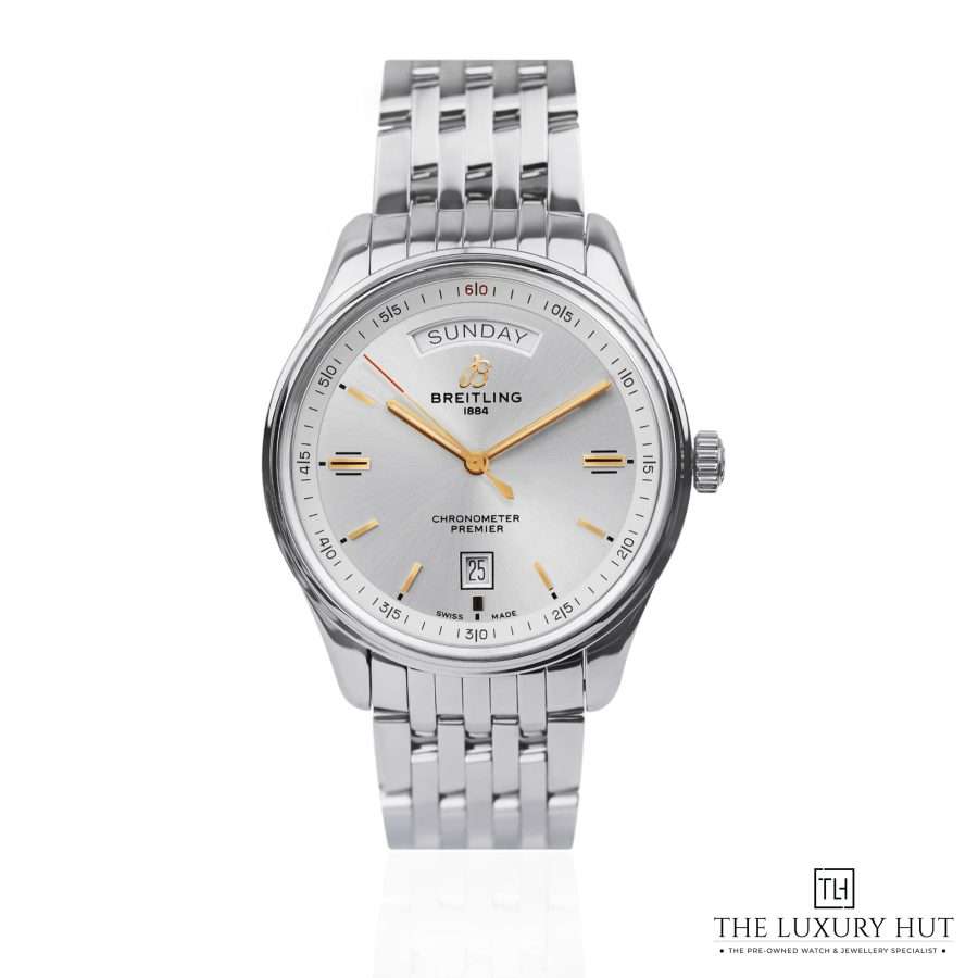 Breitling Premier Day Date 40 Steel Silver LB429 a