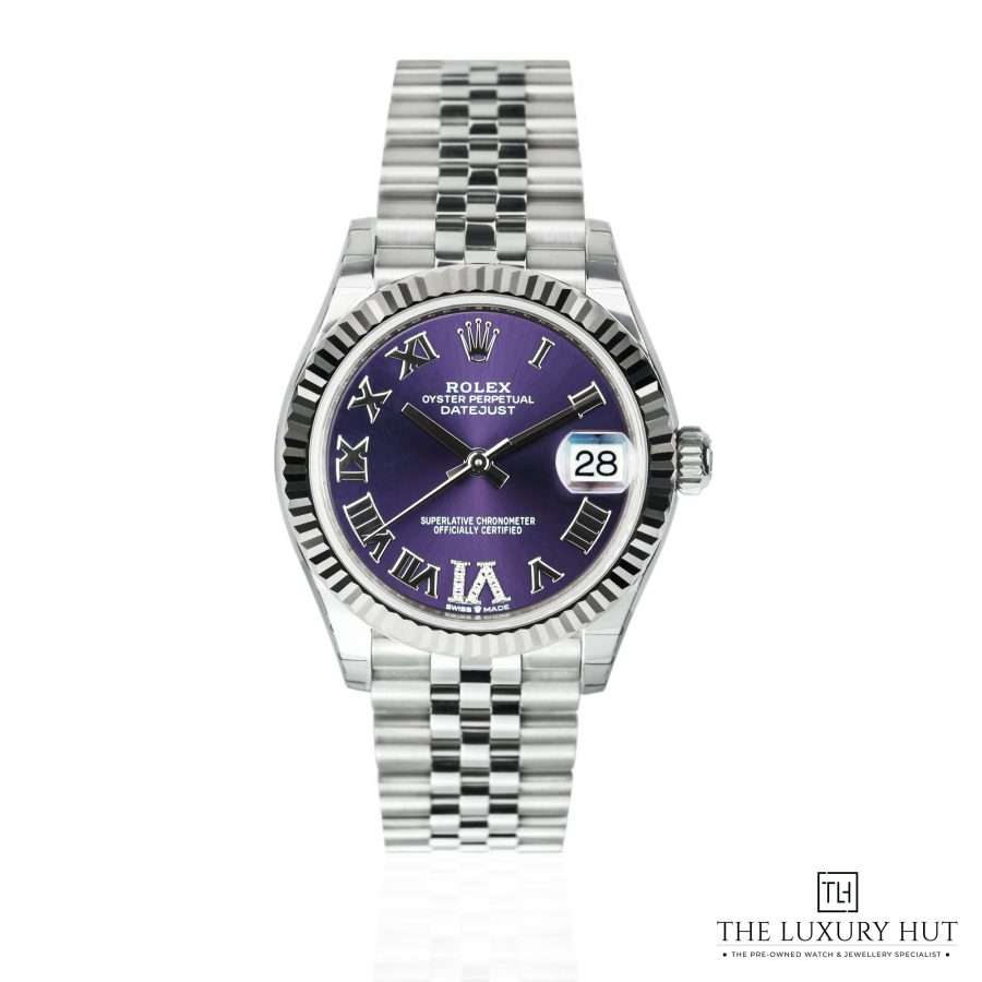 Rolex Datejust 31 Aubergine Diamonds LB394 aa new2