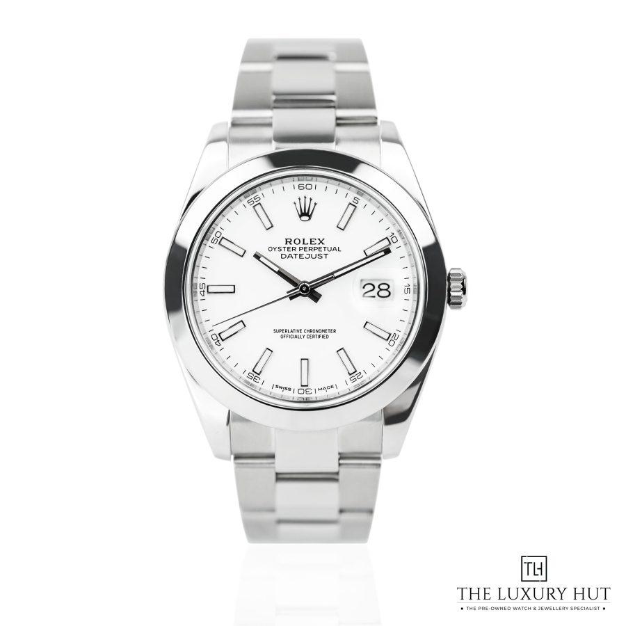 Rolex Datejust 41mm Steel White Dial 51295 a