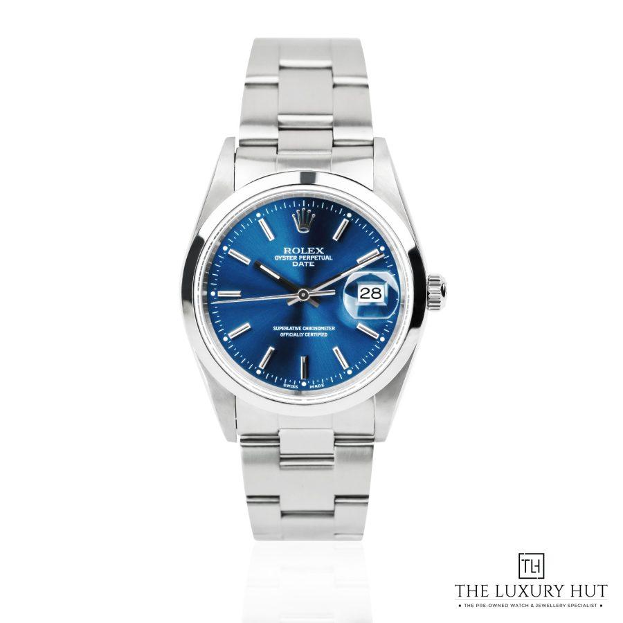 Rolex Oyster Perpetual Date Steel Blue 51347 a