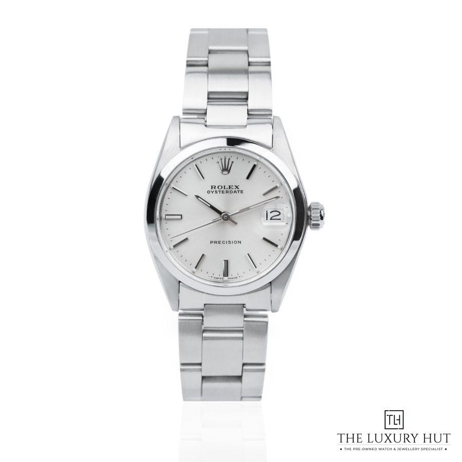 Rolex Oysterdate Precision Steel Silver 51349a