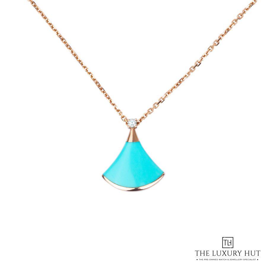 Bvlgari Rose Turquoise Divas Necklace 51407 a