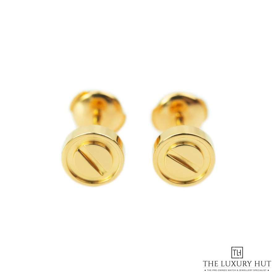 Cartier Yellow Gold Love Earrings 51448 a