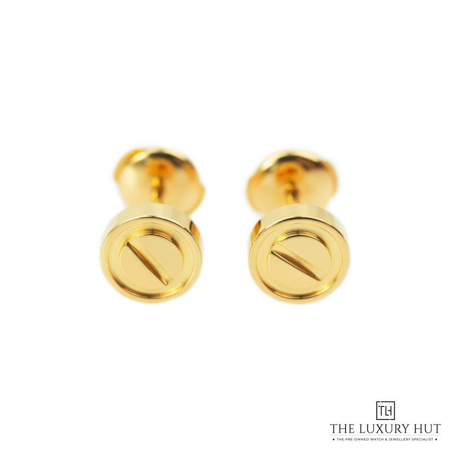 Cartier Yellow Gold Love Earrings 51448 a