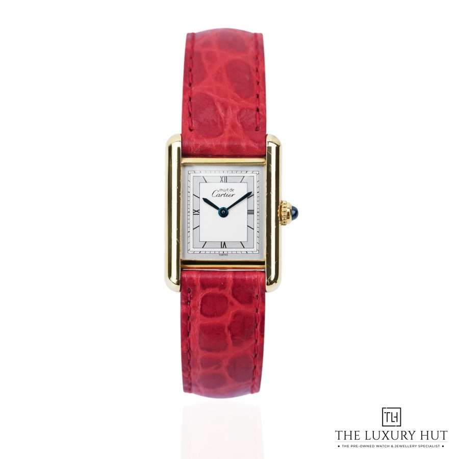 Cartier Tank Vermeil Silver 51427 a