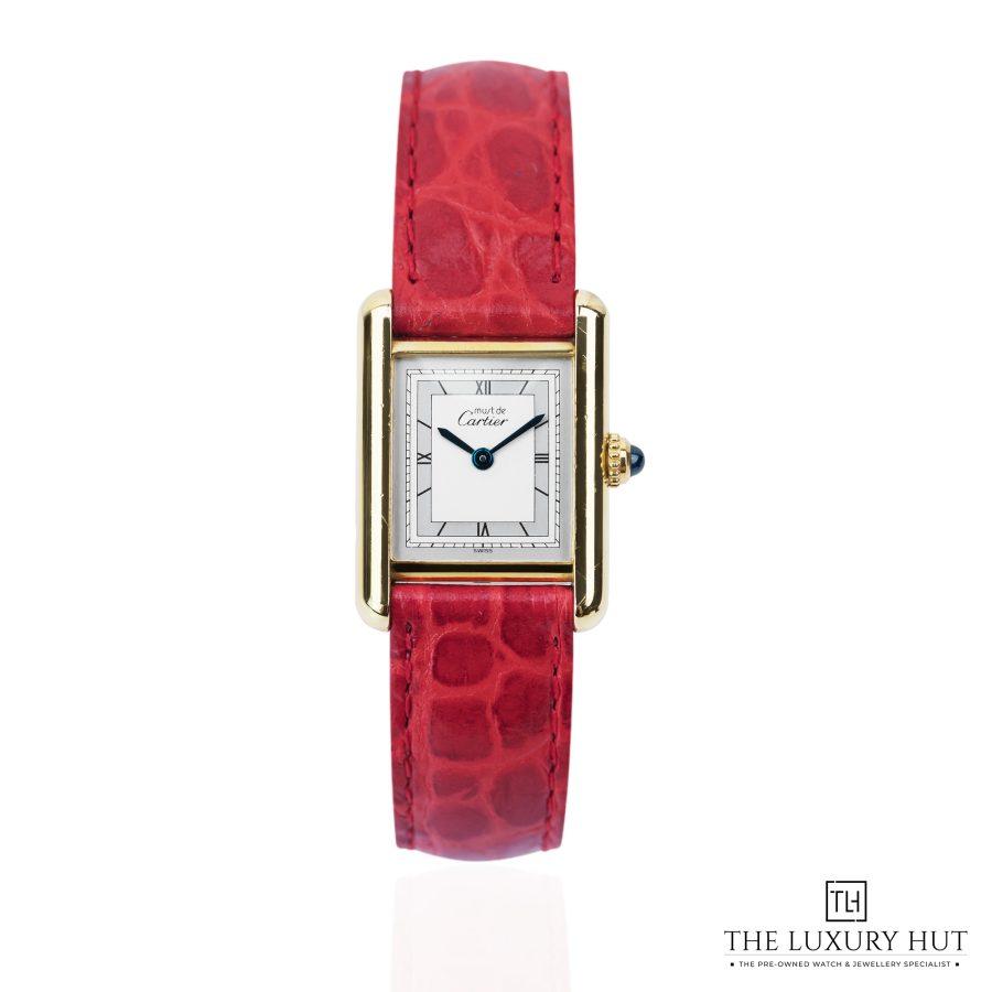 Cartier Tank Vermeil Silver 51427 a