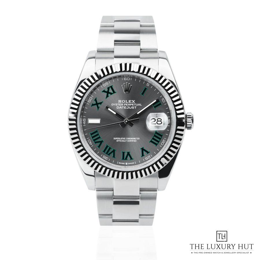 Rolex Datejust 41 Steel Wimbledon Dial 51433 a