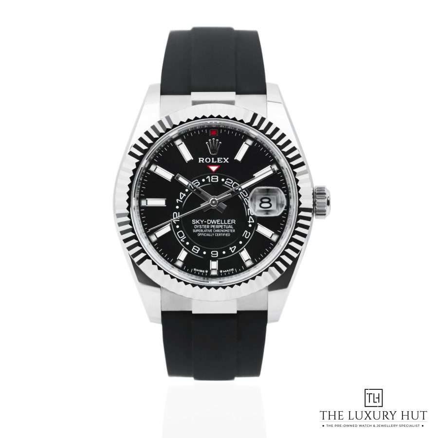 Rolex Sky Dweller White Gold Black Dial GABY123 aa