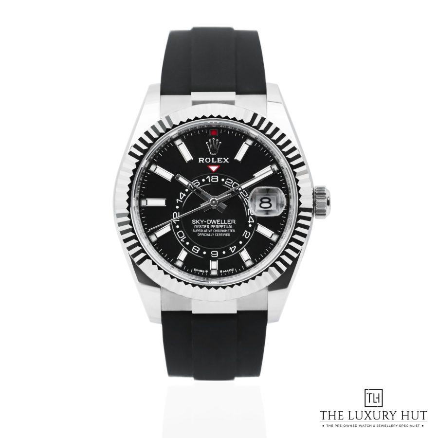 Rolex Sky Dweller White Gold Black Dial GABY123 aa