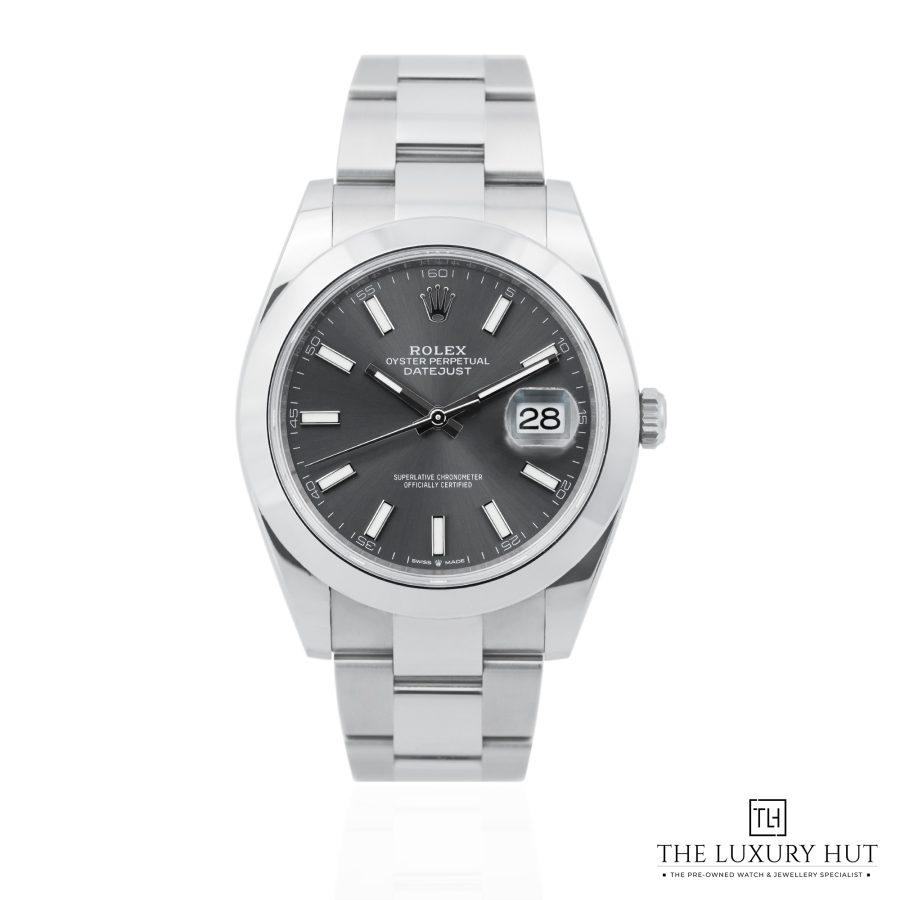 Rolex Datejust 41mm Steel Slate Dial 51489 a