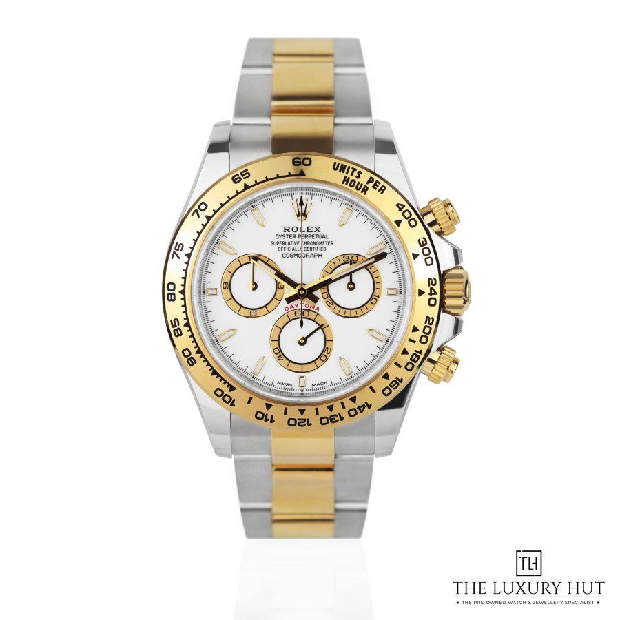Rolex Daytona Bi Metal White Dial LB523 a