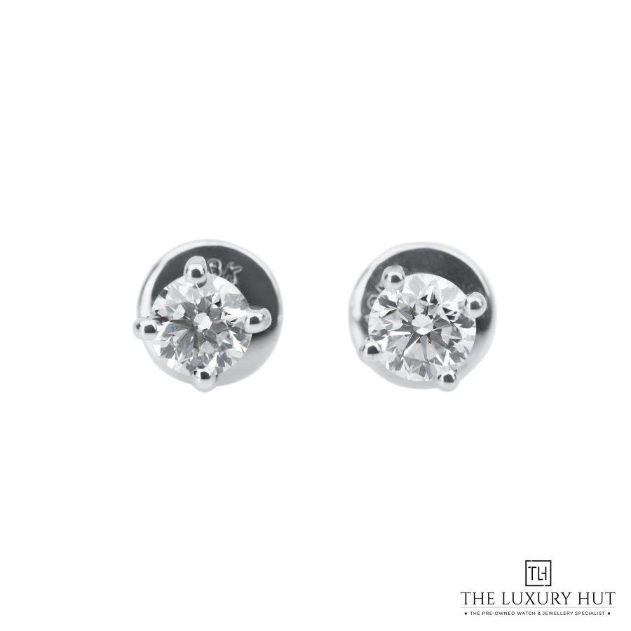 Tada Toy Gold Diamond Stud Earrings LB495 a