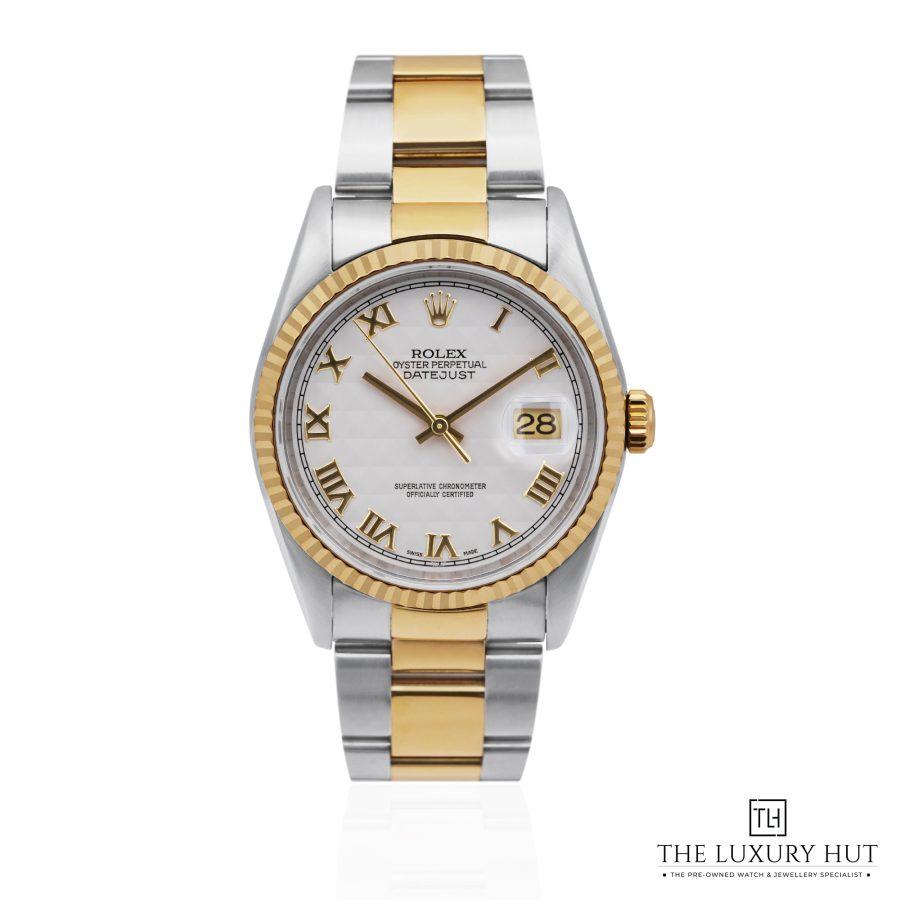 Rolex Datejust 36 Ivory Pyramid Dial LB513 a