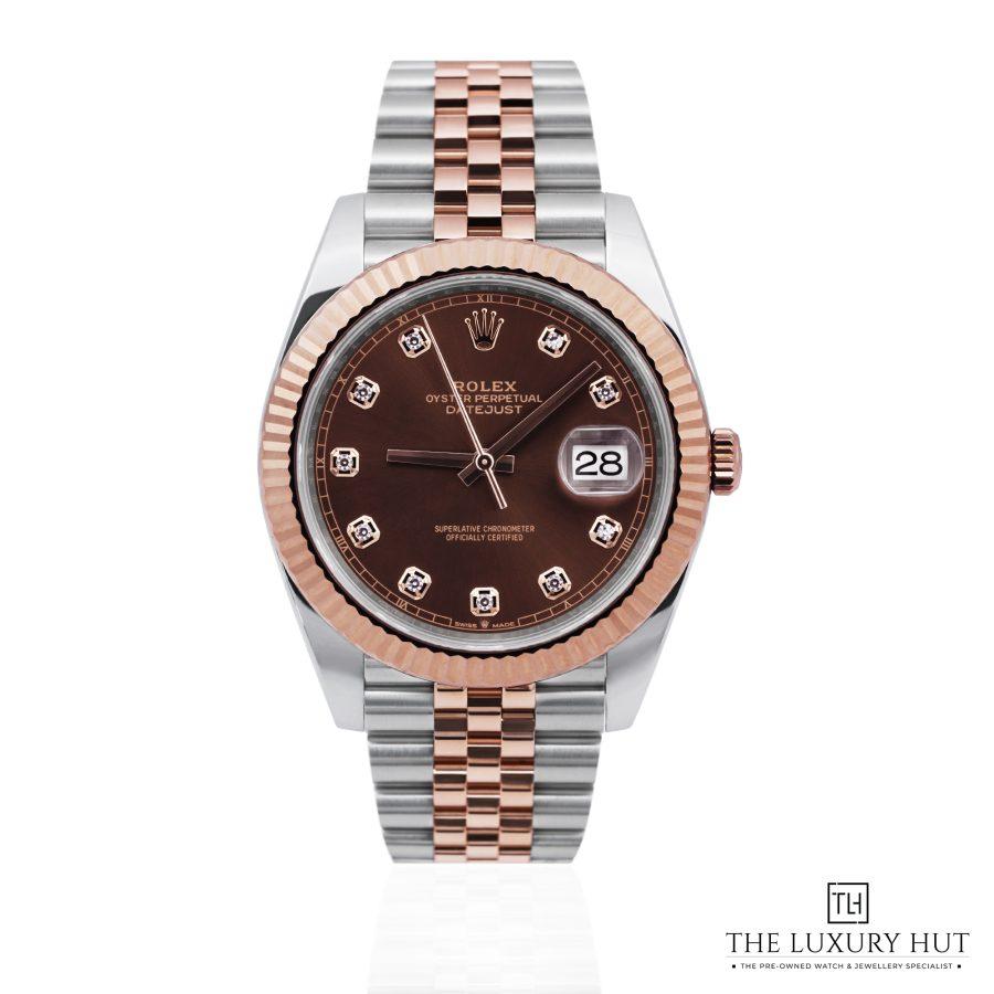 Rolex Datejust 41mm Bi Metal Chocolate LB545 a