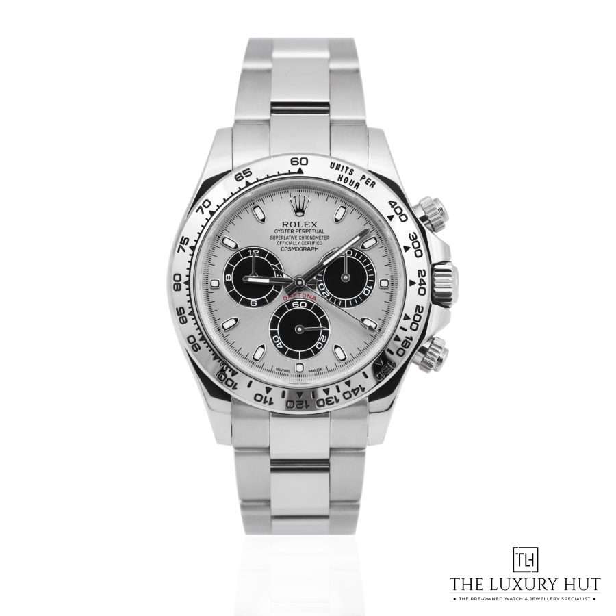 Rolex Daytona White Gold 40 Silver Ghost 51602 a