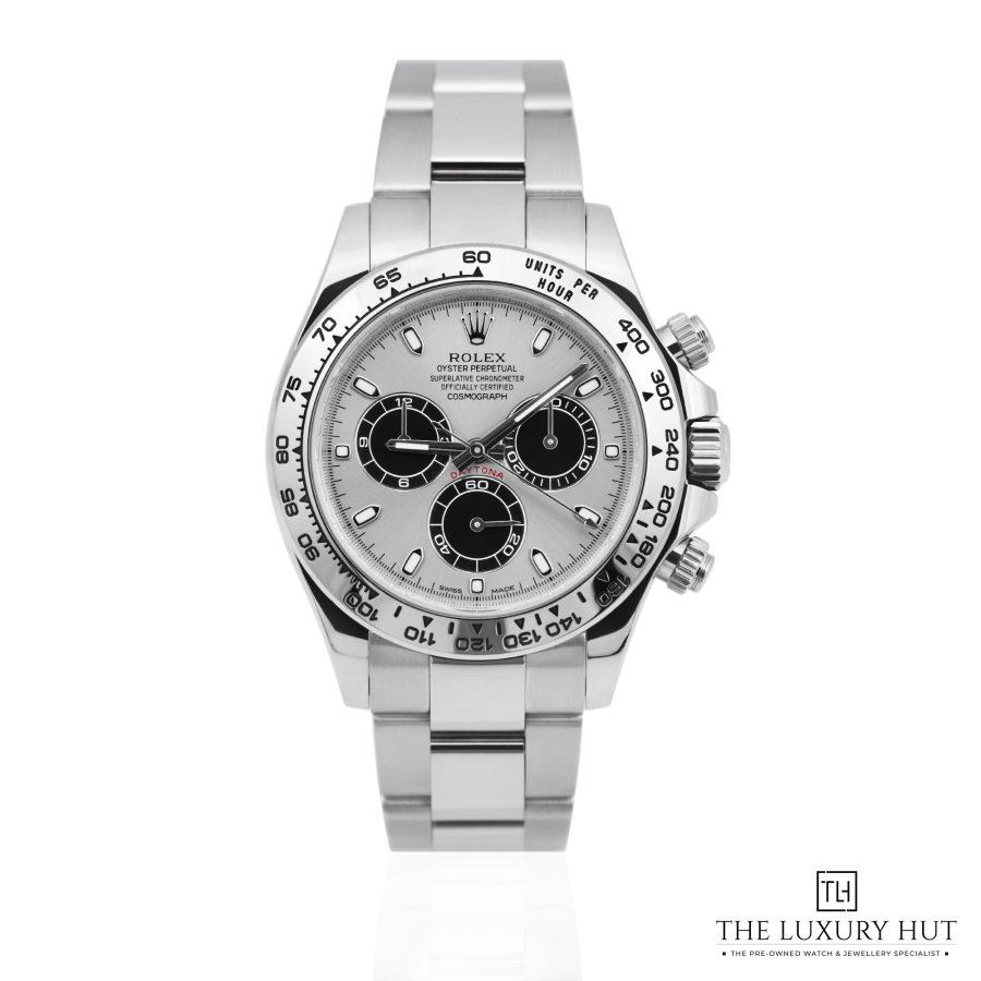 Rolex Daytona White Gold 40 Silver Ghost 51602 a
