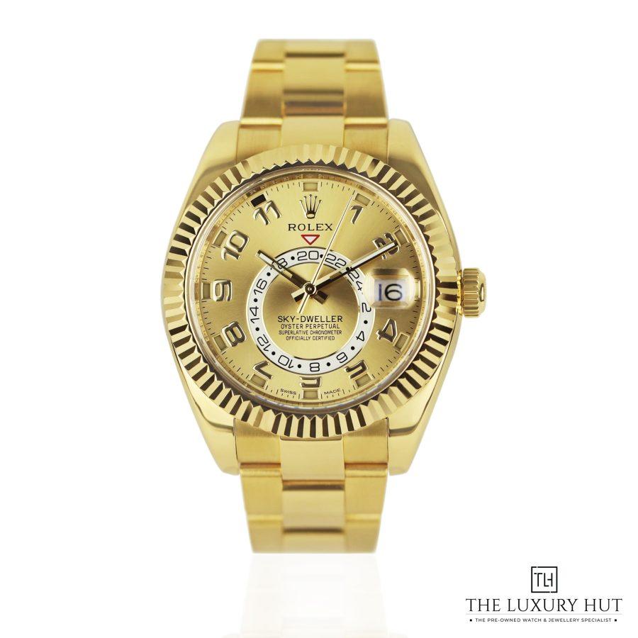 Rolex Sky Dweller Champagne Arabic Update LB357 aaa