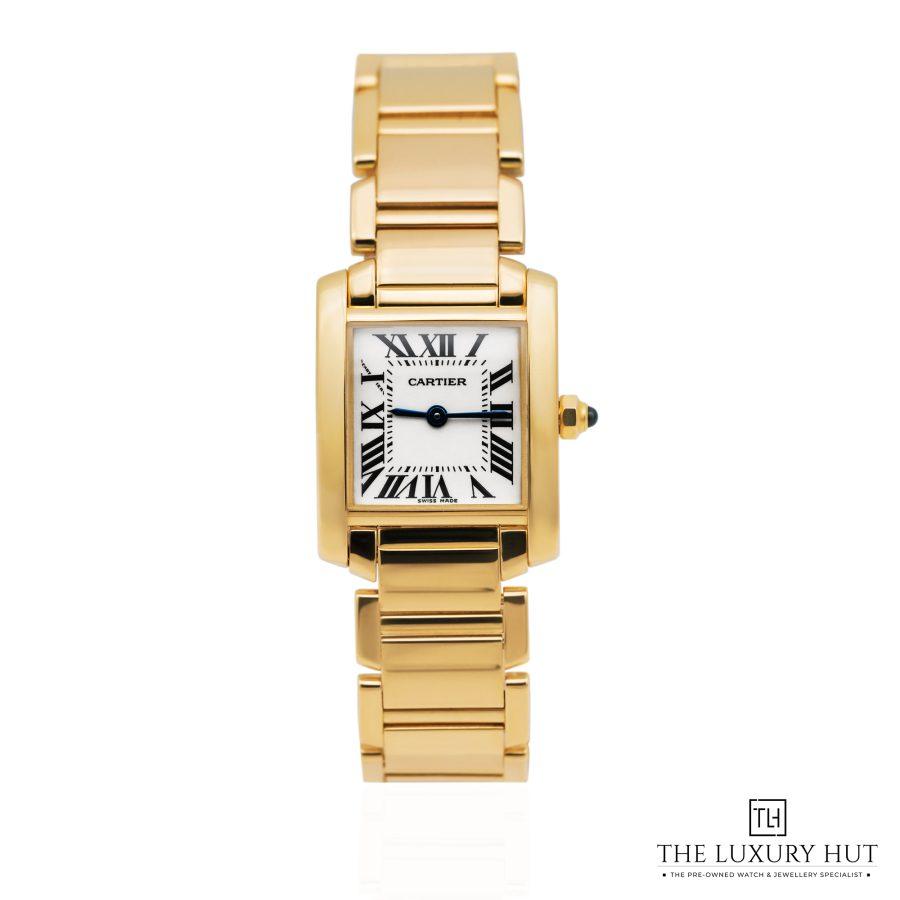 Cartier Tank Francaise Yellow Gold White 51610 a