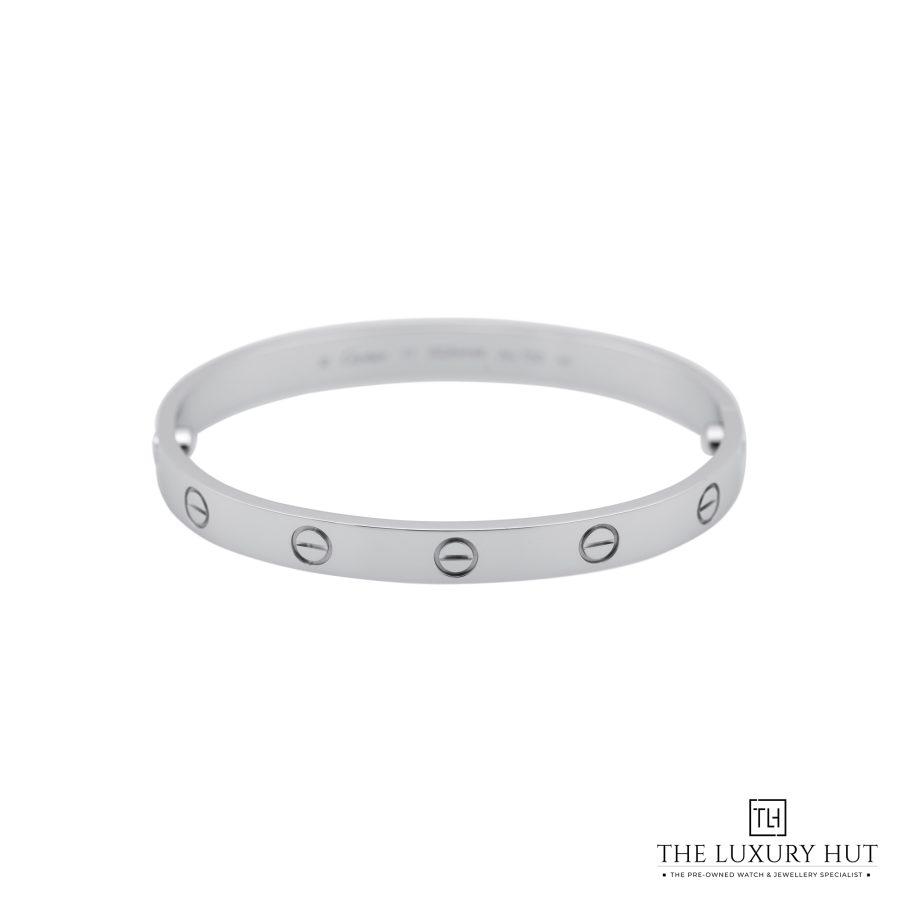 Cartier White Gold Classic Love Bracelet 51672 a