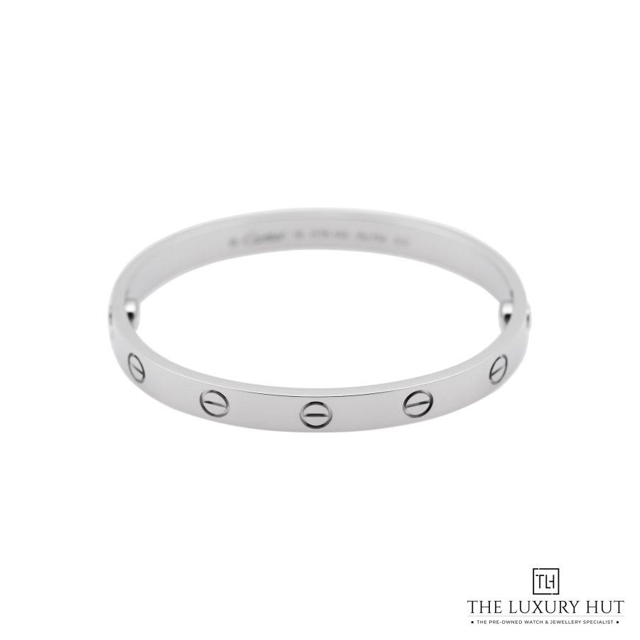 Cartier White Gold Classic Love Bracelet LB552 a