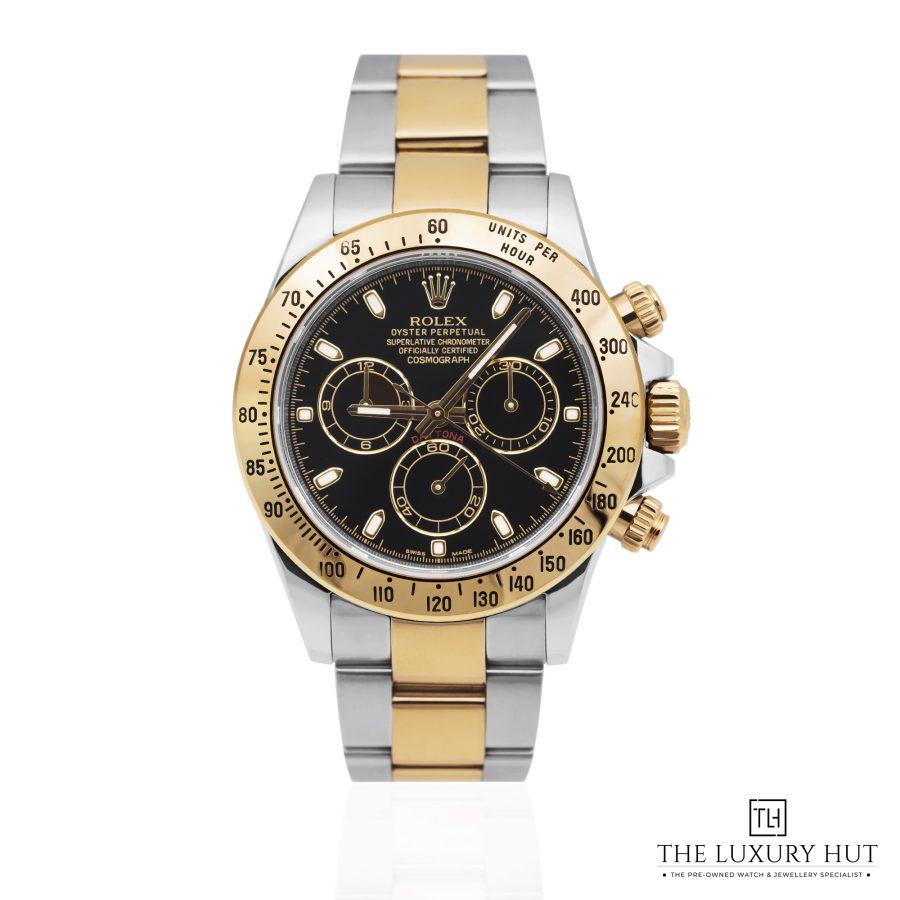 Rolex Daytona 40mm Bi Metal Black Dial 51613 a