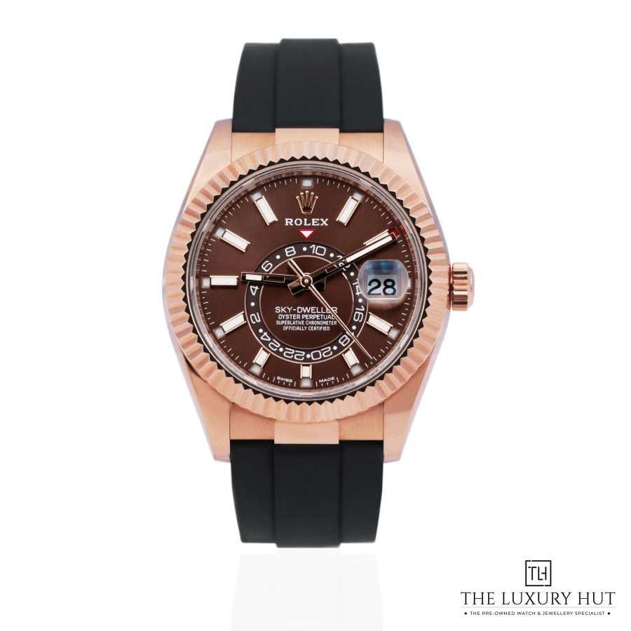 Rolex Sky Dweller Rose Gold Chocolate RAF34251 a