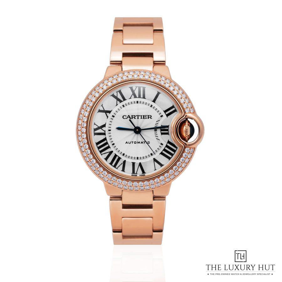 Cartier Ballon Bleu Rose Gold Silver Dial LB599 a