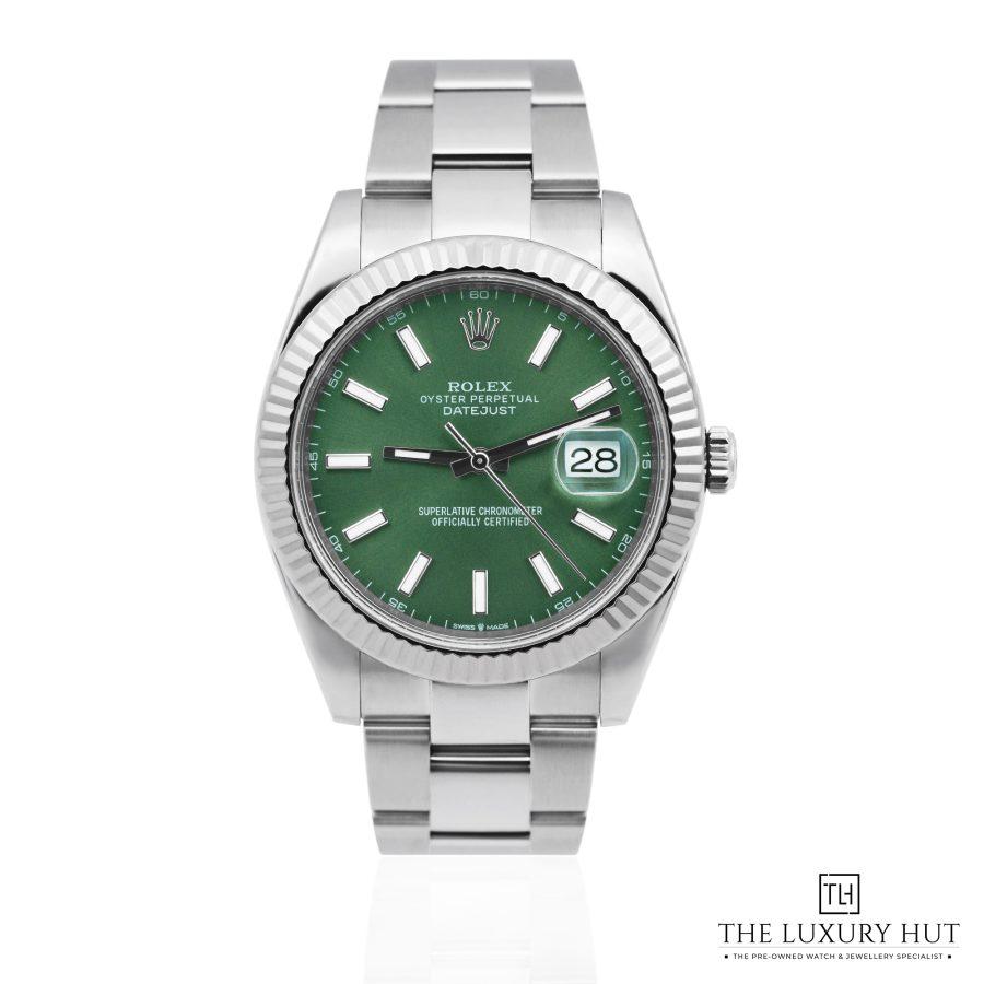 Rolex Datejust 41 Steel After Set Green Dial 51755a