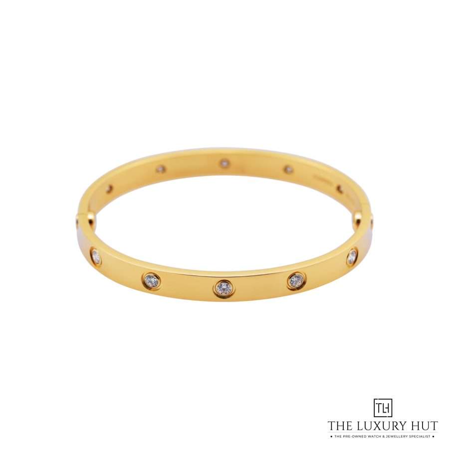 Cartier Yellow Gold 10 Diamonds Bracelet 51804 a