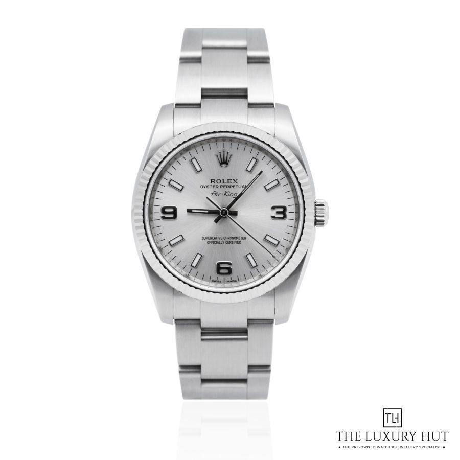 Rolex Air King Steel 34mm Silver 51868 a