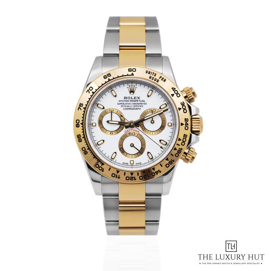 Rolex Cosmograph Daytona Bi Metal White 51891 a