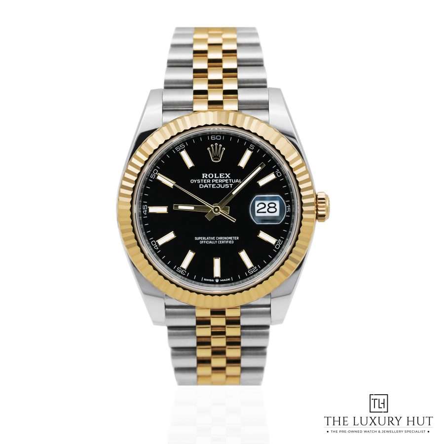 Rolex Datejust 41mm Bi Metal Black 51884 aa