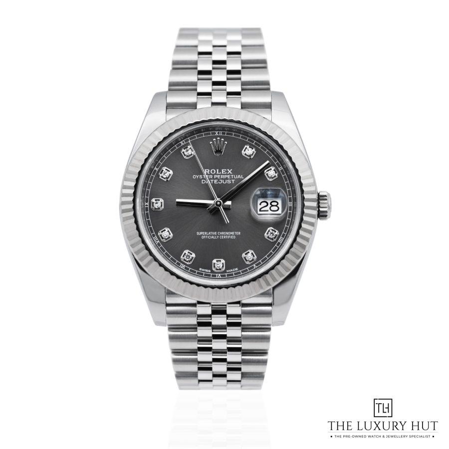 Rolex Datejust 41mm Dark Rhodium Diamond LB627 a