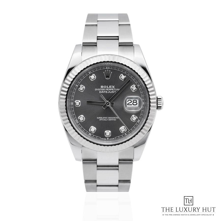Rolex Datejust 41mm Rhodium Diamond LB624 a