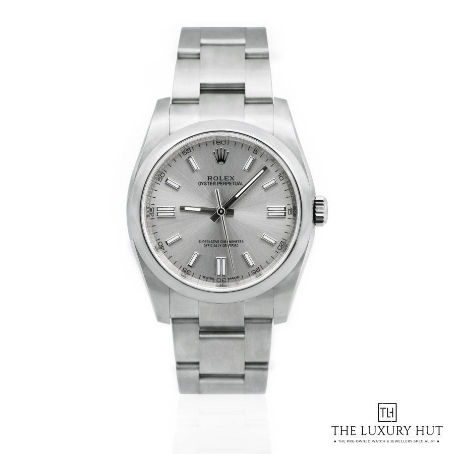 Rolex Oyster Perpetual 36mm Steel Silver Dial 51845 aaa