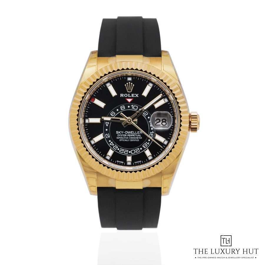 Rolex Sky Dweller Yellow Gold 42mm Black 51862 a
