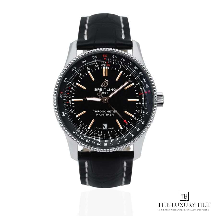 Breitling Navitimer Steel 41mm Black Dial 52001 a